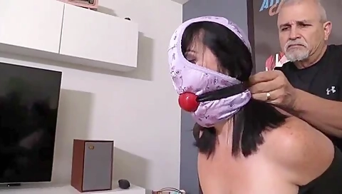 Call Girl Punished With Lotsa Pantyhose And Duct Tape
